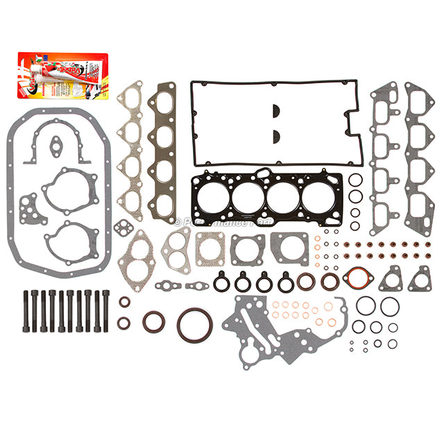 MLS Full Gasket Set Intake Exhaust Valves Fit 89-92 Mitsubishi Eagle Dodge 4G63