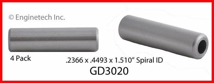 Enginetech GD3020 Engine Valve Guide 4 Pack for Saturn 2.2L Engines