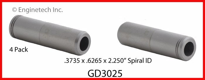 Enginetech GD3025 Engine Valve Guide 4 Pack for Chevrolet Silverado and GMC Sierra