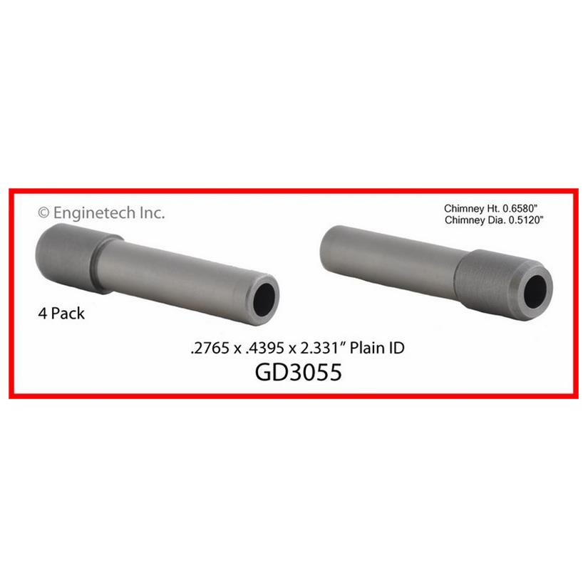 Enginetech GD3055 Engine Valve Guide Set for Ford Super Duty and E-Series Vehicles