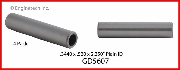 Enginetech GD5607 Engine Valve Guide 4 Pack for Domestic and Import Engines