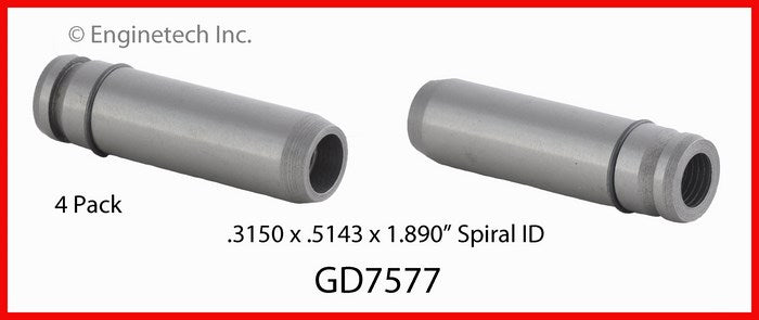 Enginetech GD7577 Engine Valve Guide Set for Dodge and Chrysler Vehicles