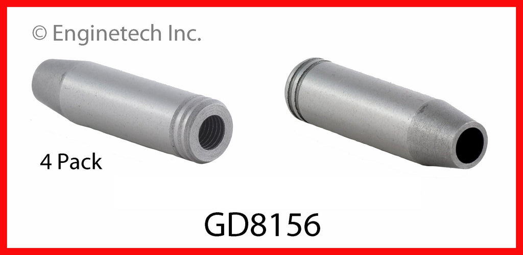 Enginetech GD8156 Engine Valve Guide 4 Pack for Acura Integra and Honda Accord