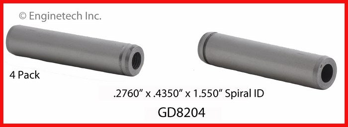 Enginetech GD8204 Engine Valve Guide Pack for Nissan Vehicles