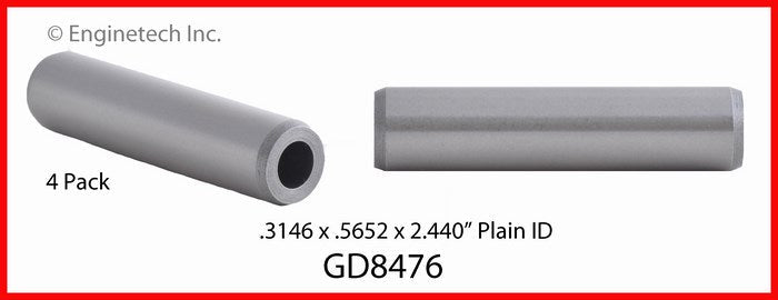 Enginetech GD8476 Engine Valve Guide - 4 Pack for Ford E-350 Econoline and Club Wagon