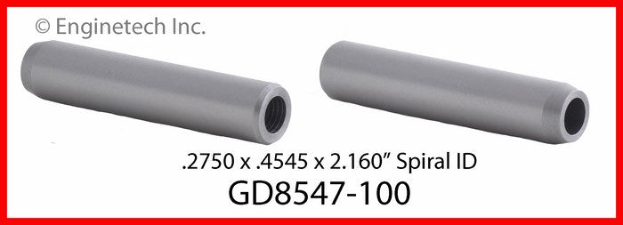 Enginetech GD8547-100 Engine Valve Guide 100 Pack for Chrysler 300M & Concorde