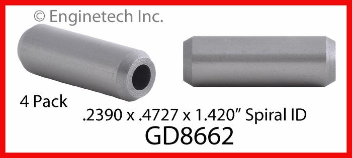 Enginetech GD8662 Engine Valve Guide 4 Pack for Ford and Mazda Vehicles