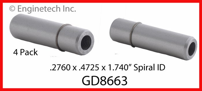 Enginetech GD8663 Engine Valve Guide Pack for Ford Explorer, Mazda B4000, Mercury Mountaineer, and Ford Ranger