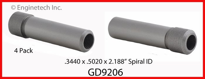 Enginetech GD9206 Engine Valve Guide 4 Pack for Ford and Mercury Vehicles