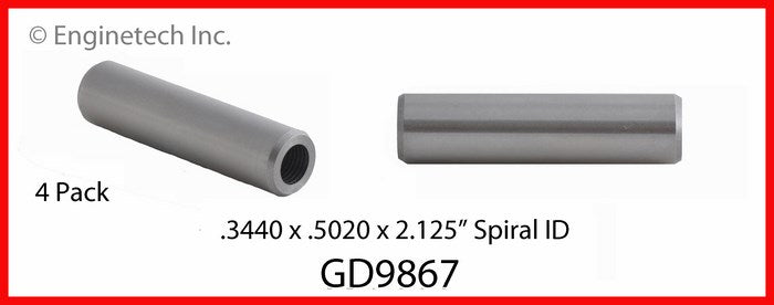 Enginetech GD9867 Engine Valve Guide Set - 4 Pack for Domestic and Import Engines
