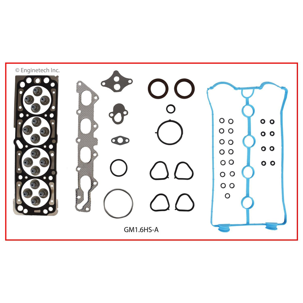 Enginetech GM1.6HS-A Engine Cylinder Head Gasket Set for Chevrolet Aveo 2004-2005