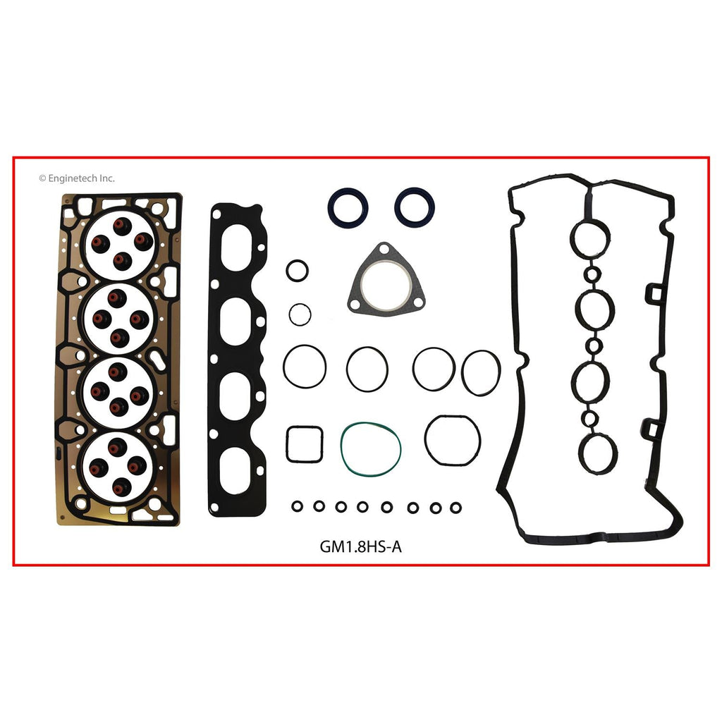 Enginetech GM1.8HS-A Engine Cylinder Head Gasket Set for Chevrolet Cruze and Sonic