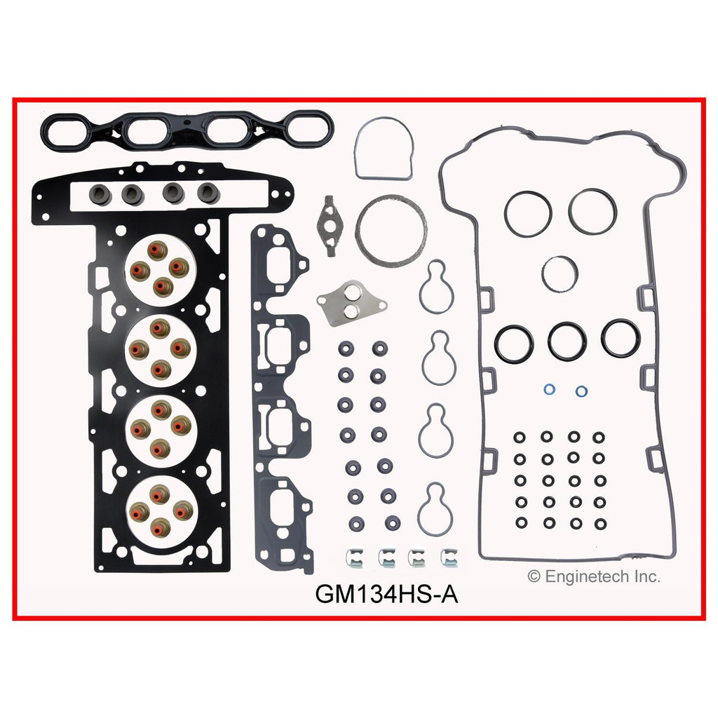 Enginetech GM134HS-AWB Engine Cylinder Head Gasket Set for GMC & Chevrolet Cars and Trucks