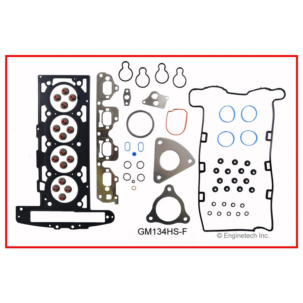 Enginetech GM134HS-FWB Engine Cylinder Head Gasket Set for GMC and Chevrolet Vehicles