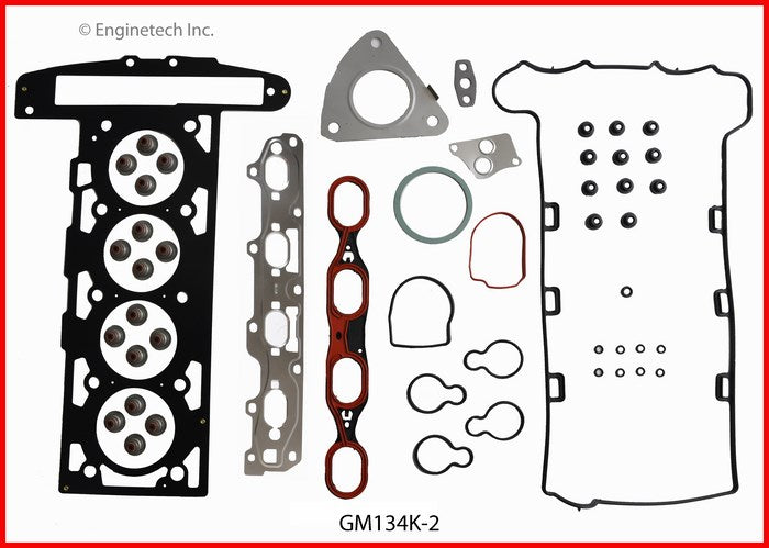 Enginetech GM134K-2 Engine Full Gasket Set for GMC and Chevrolet Cars and Trucks