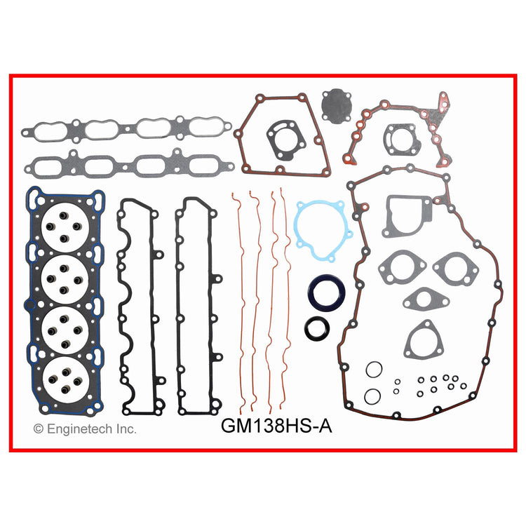 Enginetech GM138HS-A Engine Cylinder Head Gasket Set for GMC and Chevrolet Cars and Trucks
