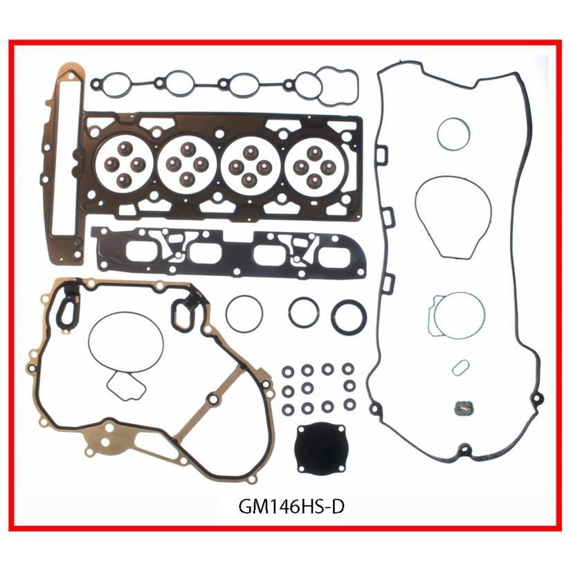 Enginetech GM146HS-DWB Engine Cylinder Head Gasket Set for GMC and Chevrolet Vehicles