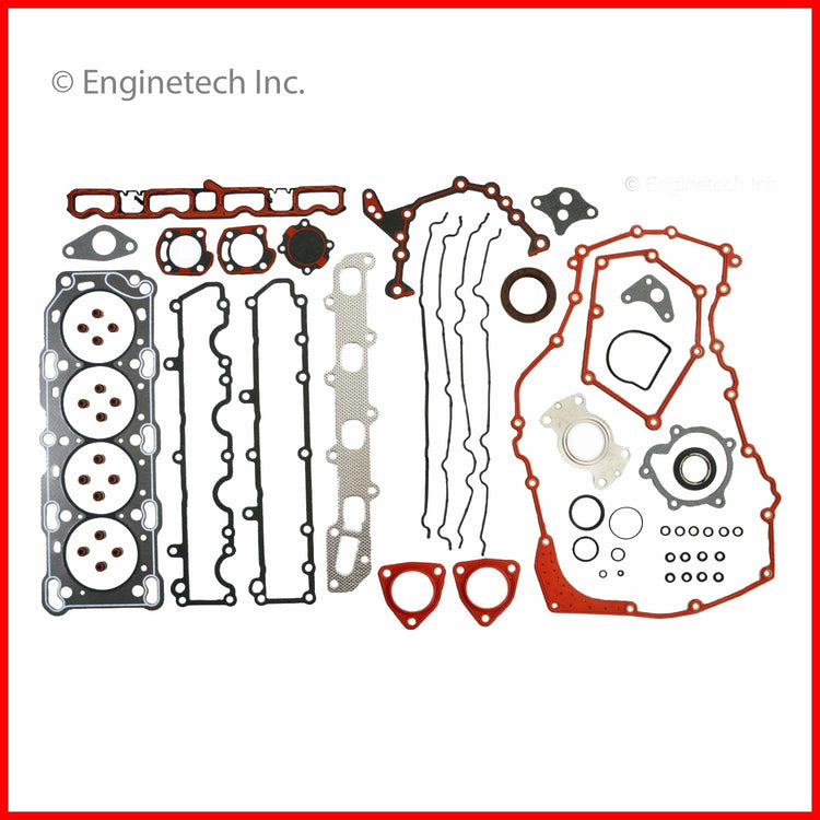 Enginetech GM146K-3 Engine Full Gasket Set for GMC and Chevrolet Cars and Trucks