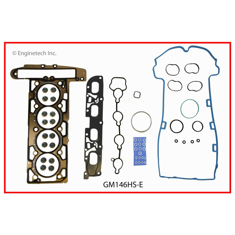 Enginetech GM146K-5 Engine Full Gasket Set for Chevrolet and GMC Cars and Trucks