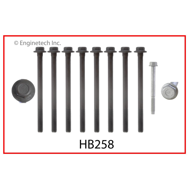 Enginetech Engine Cylinder Head Gasket Set for GMC and Chevrolet Vehicles - Part GM171HS-AWB