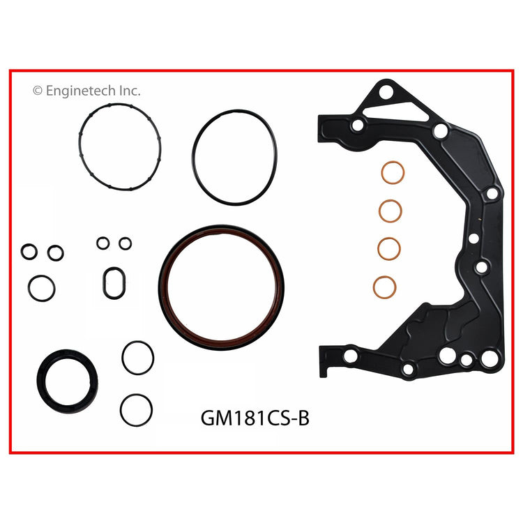Enginetech GM181CS-B Engine Lower End Gasket Set for GMC and Chevrolet Cars and Trucks