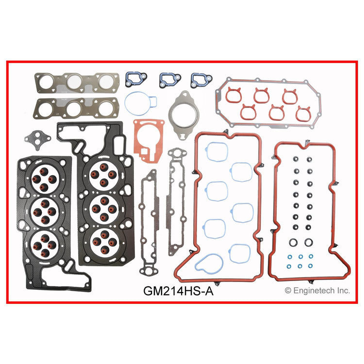 Enginetech GM214HS-A Engine Cylinder Head Gasket Set for GMC and Chevrolet Cars and Trucks