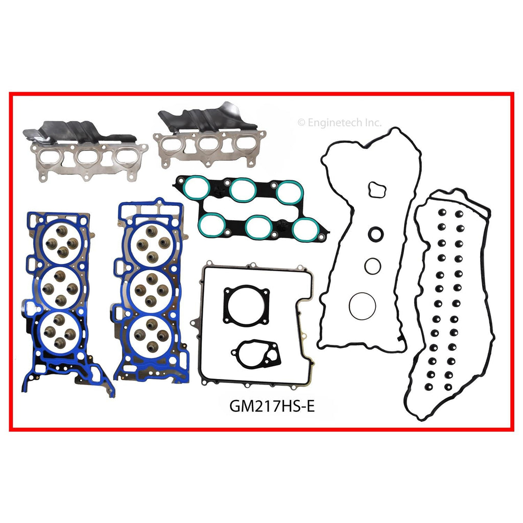 Enginetech GM217HS-EWB Engine Cylinder Head Gasket Set for GM and Chevrolet Vehicles