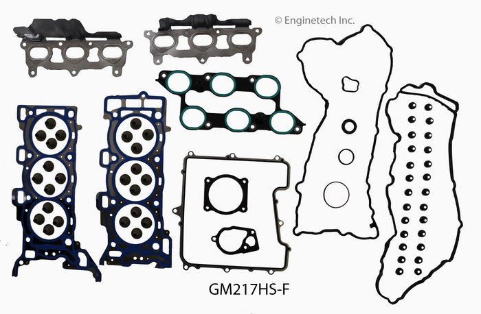 Enginetech GM217HS-F Engine Cylinder Head Gasket Set for GMC and Chevrolet Cars and Trucks