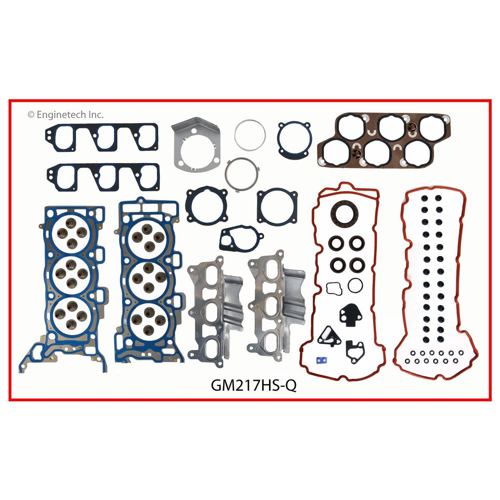 Enginetech GM217HS-QWB Engine Cylinder Head Gasket Set for GM and Chevrolet Cars and Trucks