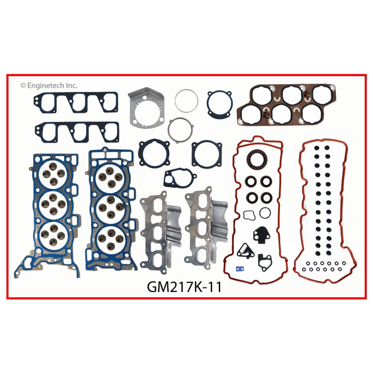 Enginetech GM217K-11 Engine Full Gasket Set for GMC and Chevrolet Cars and Trucks