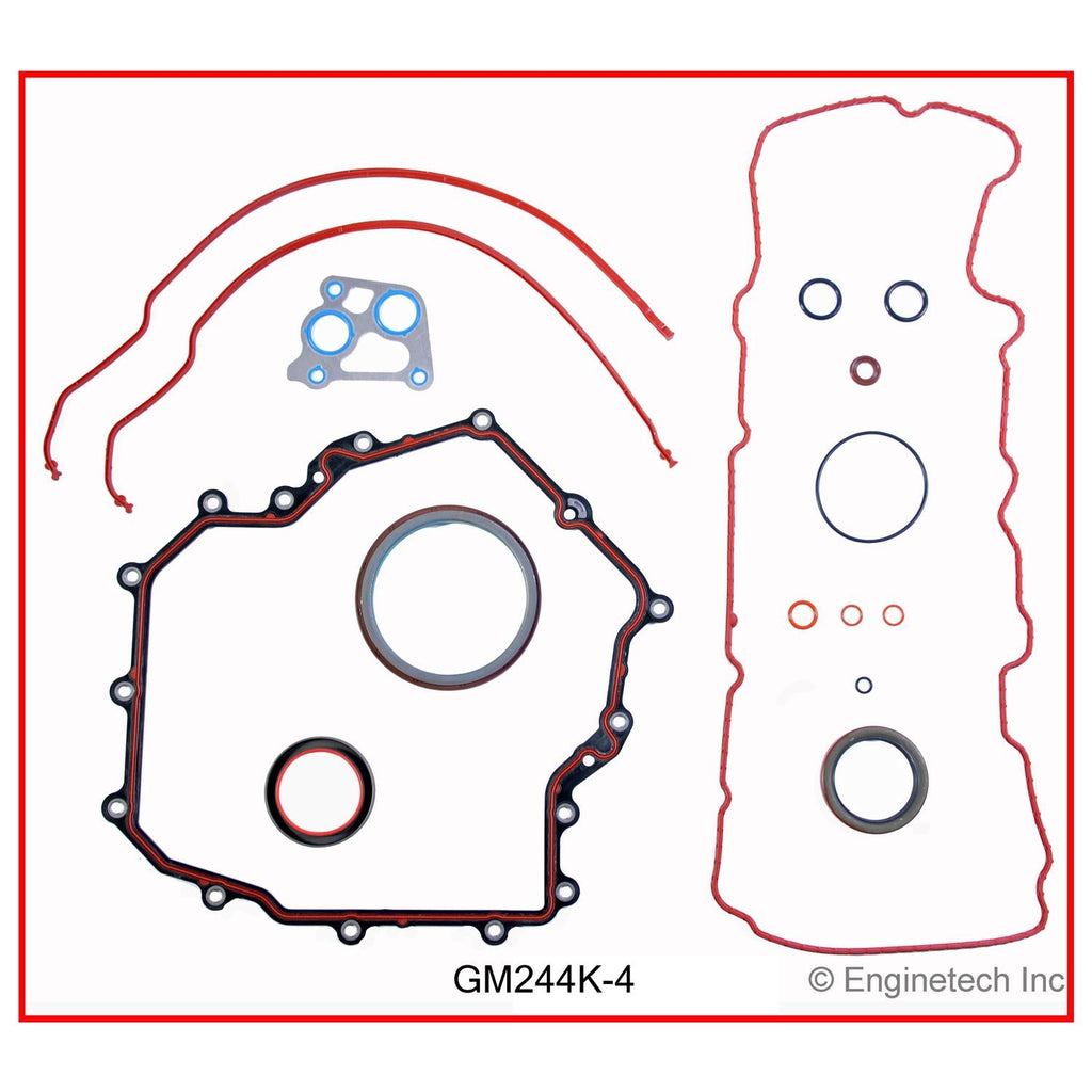 Enginetech GM244K-4 Engine Full Gasket Set for GMC and Chevrolet Cars and Trucks