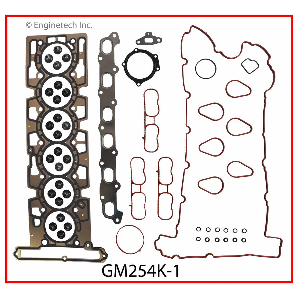 Enginetech GM254K-1 Engine Full Gasket Set for GMC and Chevrolet Cars and Trucks