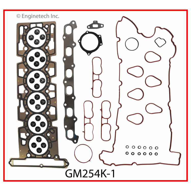 Enginetech GM254K-1 Engine Full Gasket Set for GMC and Chevrolet Cars and Trucks