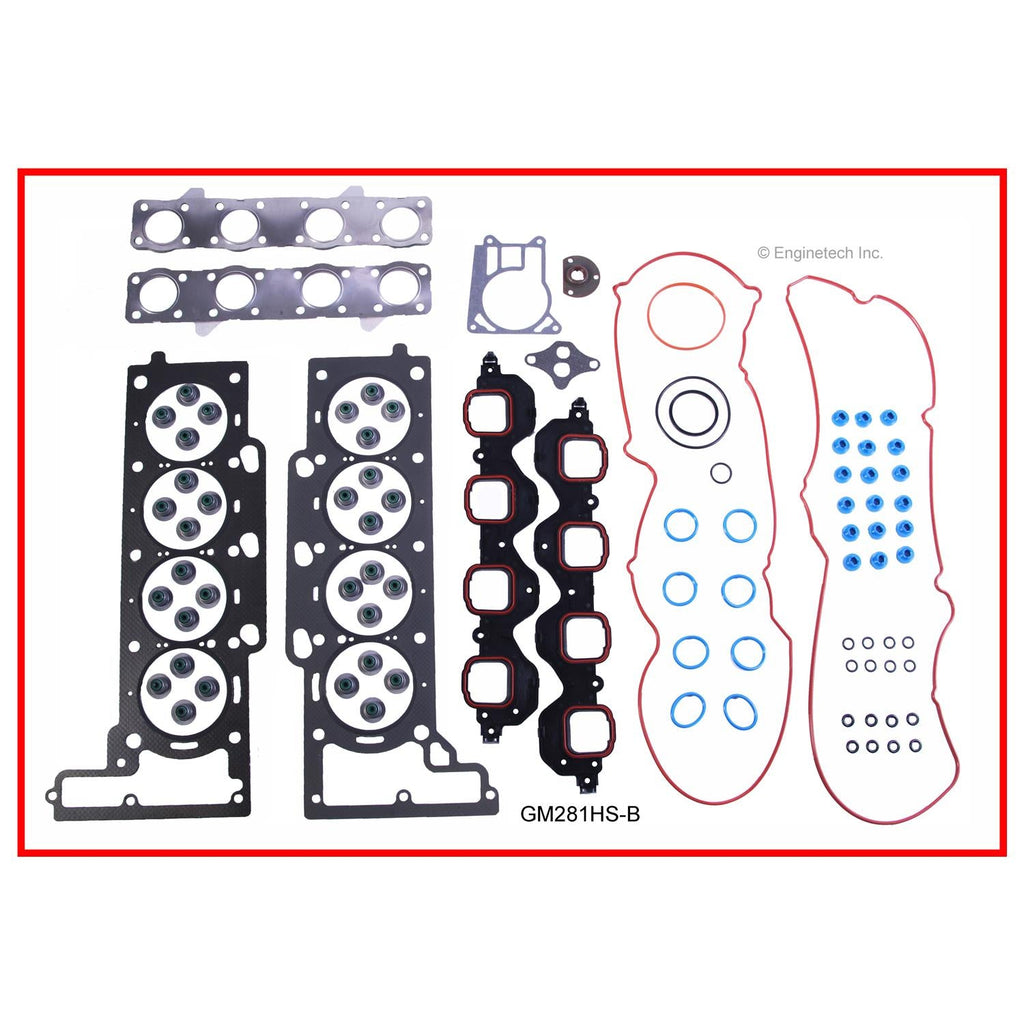 Enginetech GM281HS-BWB Engine Cylinder Head Gasket Set for GMC and Chevrolet Cars and Trucks