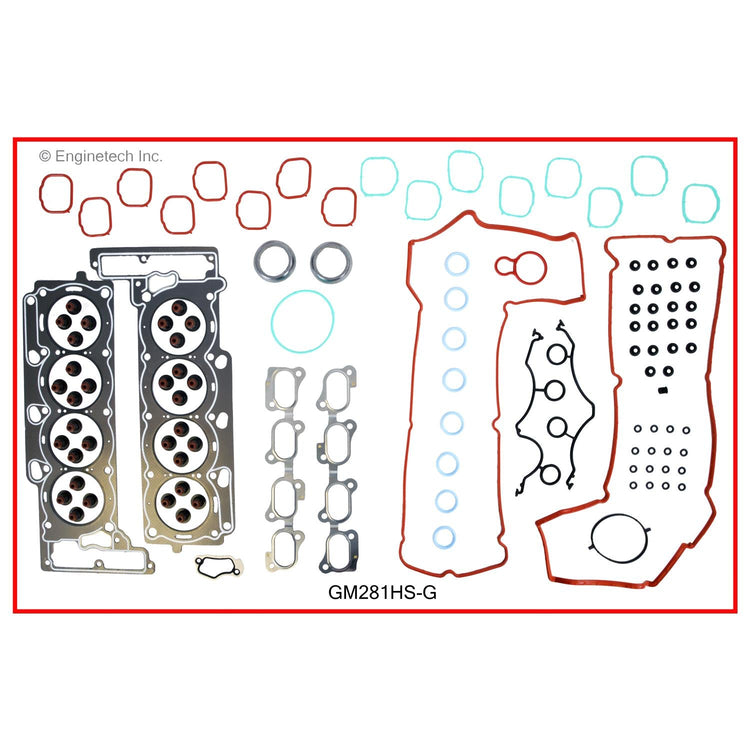 Enginetech GM281HS-GWB Engine Cylinder Head Gasket Set for GMC and Chevrolet Vehicles