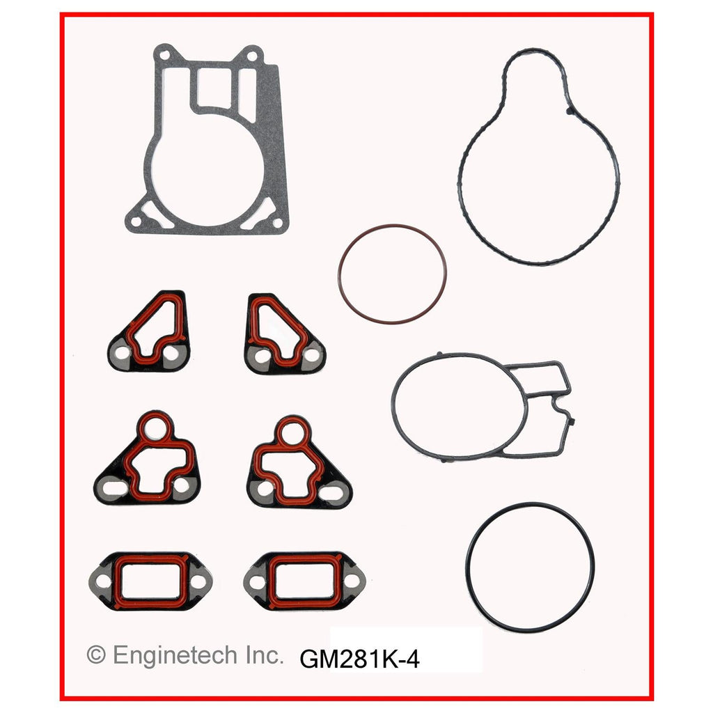 Enginetech GM281K-4 Engine Full Gasket Set for GMC and Chevrolet Cars and Trucks