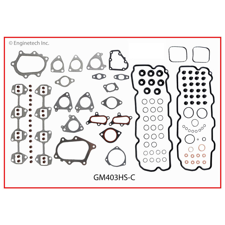 Enginetech GM403HS-CWB Engine Cylinder Head Gasket Set for Chevrolet Silverado & GMC Sierra 2500 HD (2004-2005)