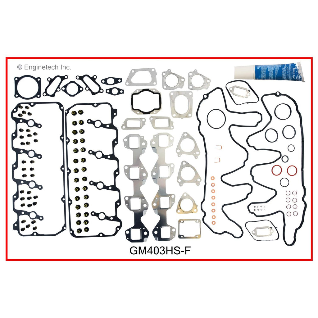 Enginetech GM403HS-F Engine Cylinder Head Gasket Set for GMC and Chevrolet Vehicles