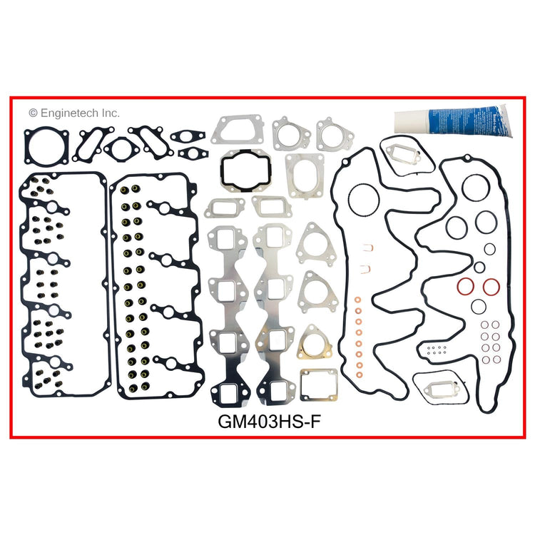 Enginetech GM403HS-F Engine Cylinder Head Gasket Set for GMC and Chevrolet Vehicles
