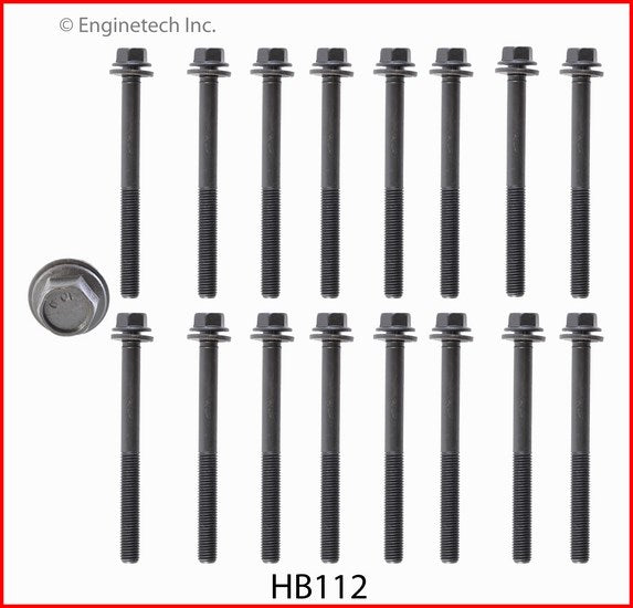 Enginetech HB112 Engine Head Bolt Set for Chrysler 2000-2003 Models