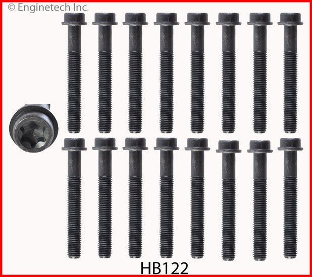 Enginetech HB122 Engine Head Bolt Set for Mazda B4000 and Ford Aerostar