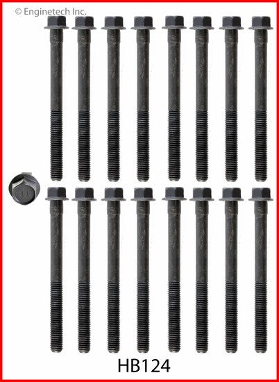 Enginetech HB124 Engine Head Bolt Set for Chrysler 1990-1996