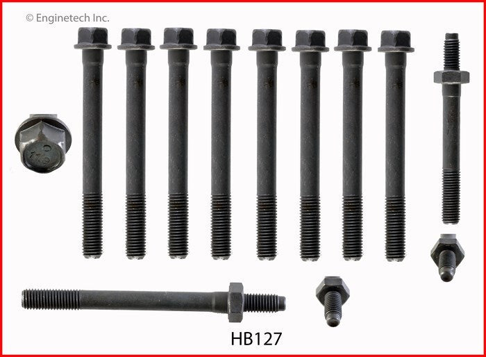 Enginetech HB127 Engine Head Bolt Set for Buick Century and Skylark (One Cylinder)