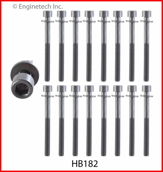 Enginetech HB182 Engine Head Bolt Set for Nissan and Infiniti 2012 Models