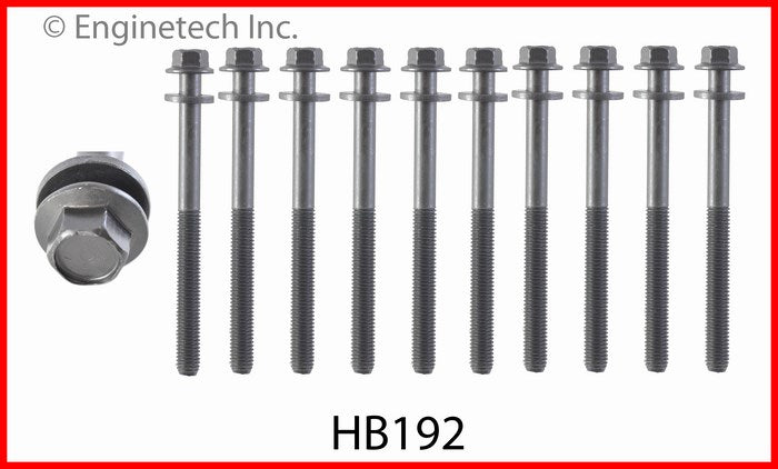 Enginetech HB192 Engine Head Bolt Set for Saturn SC Series