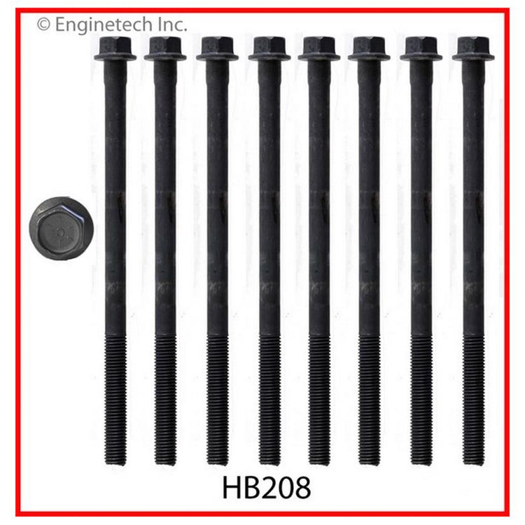 Enginetech HB208 Engine Head Bolt Set for Chrysler Concorde and LHS — One Cylinder