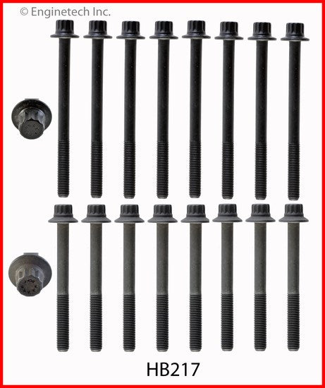 Enginetech HB217 Engine Head Bolt Set for Mazda MPV (1990-1998)