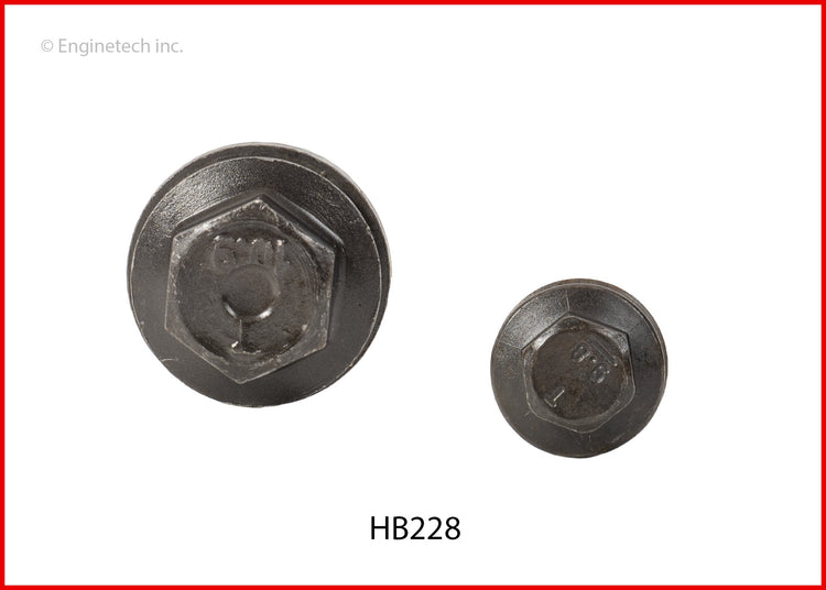Enginetech HB228 Engine Head Bolt Set for Chrysler, Dodge, Jeep, Ram (One Cylinder)