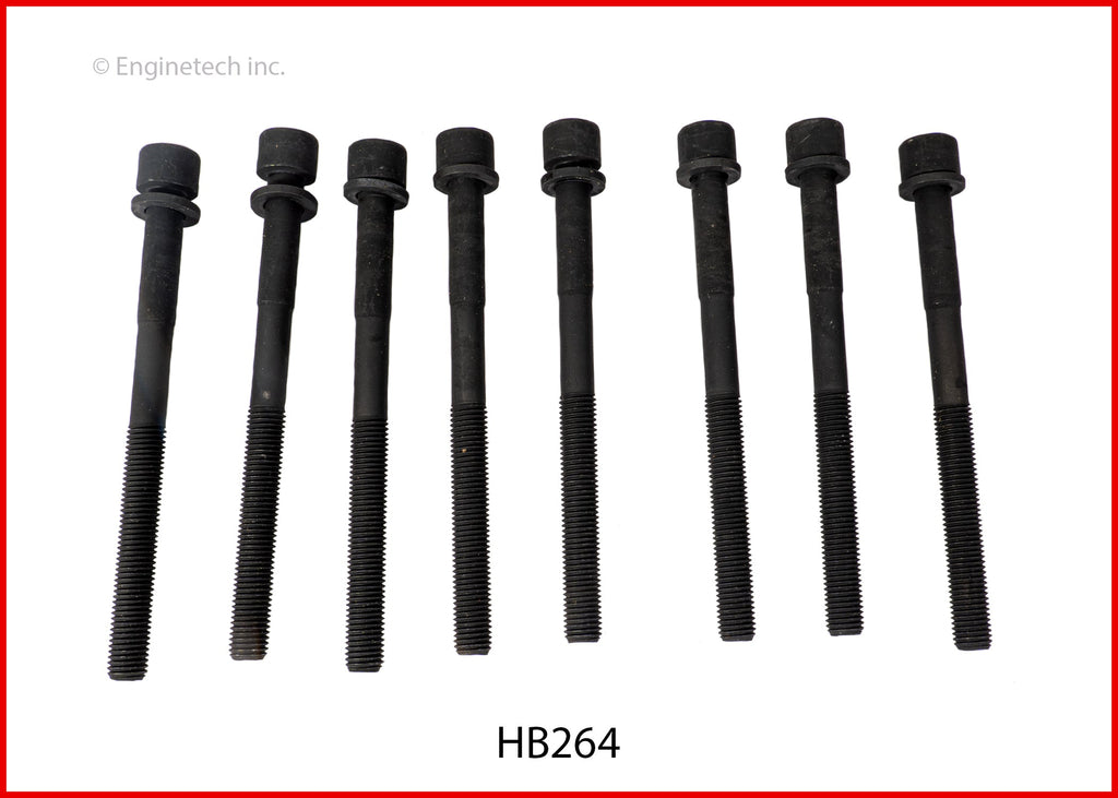 Enginetech HB264 Engine Head Bolt Set for Lexus and Toyota 2012 Models