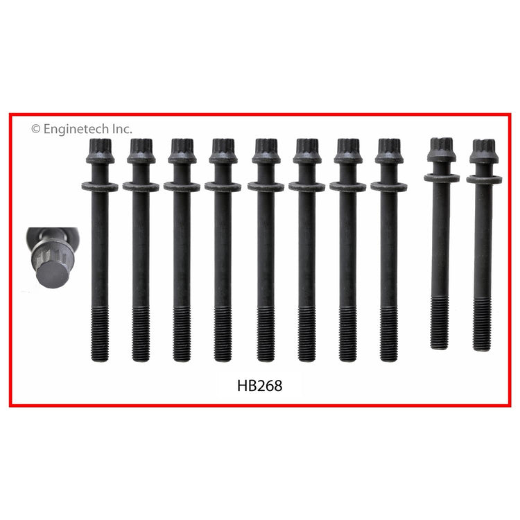 Enginetech HB268 Engine Head Bolt Set for Kia Rio (2001-2005)